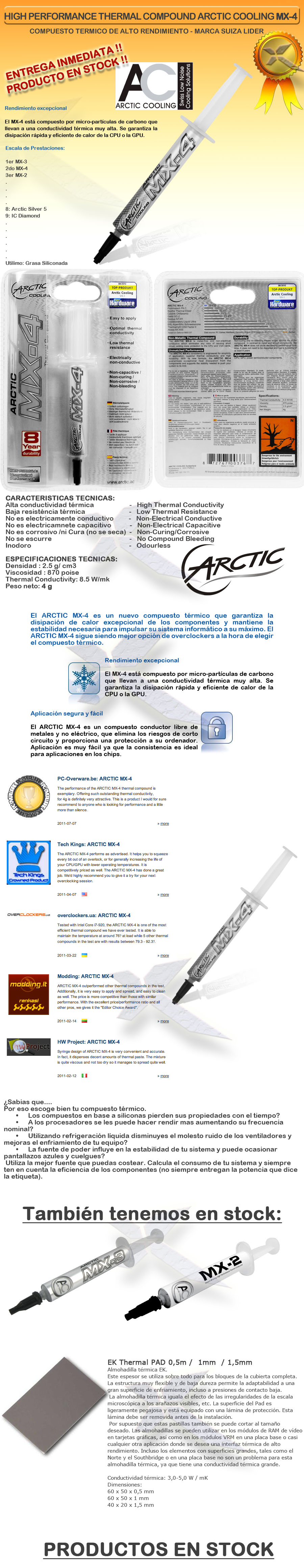 Arctic Cooling MX-4 mx4